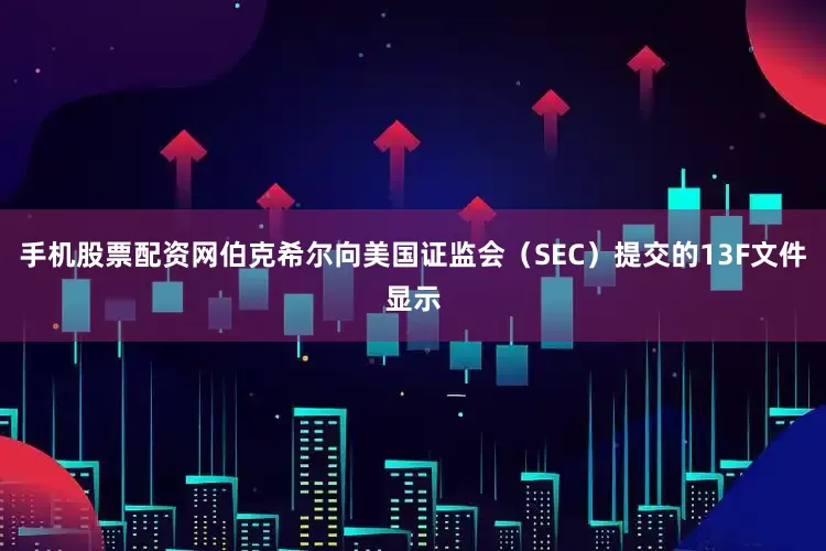 手机股票配资网伯克希尔向美国证监会（SEC）提交的13F文件显示